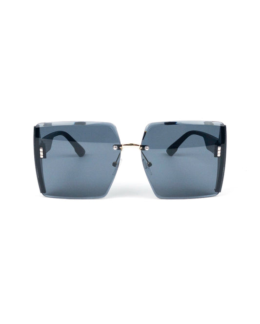 Oversized Gradient Rimless Sunglasses: Your Sun Shades for Stylish Summer Travels