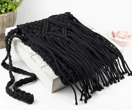 Woven Crossbody Style Crochet Shoulder Bag