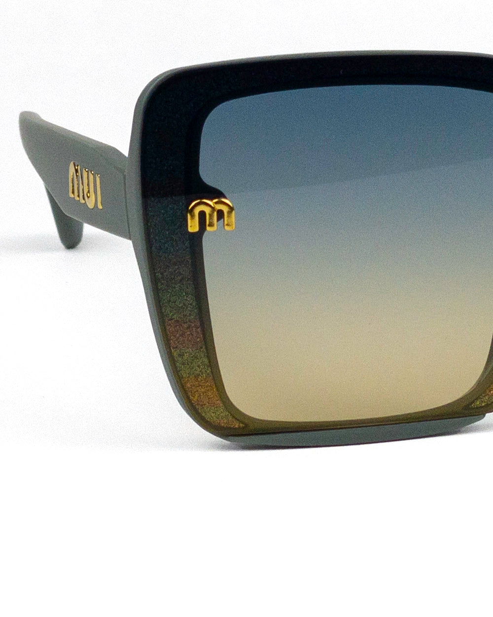 Glitter Square Fashion Sunglasses