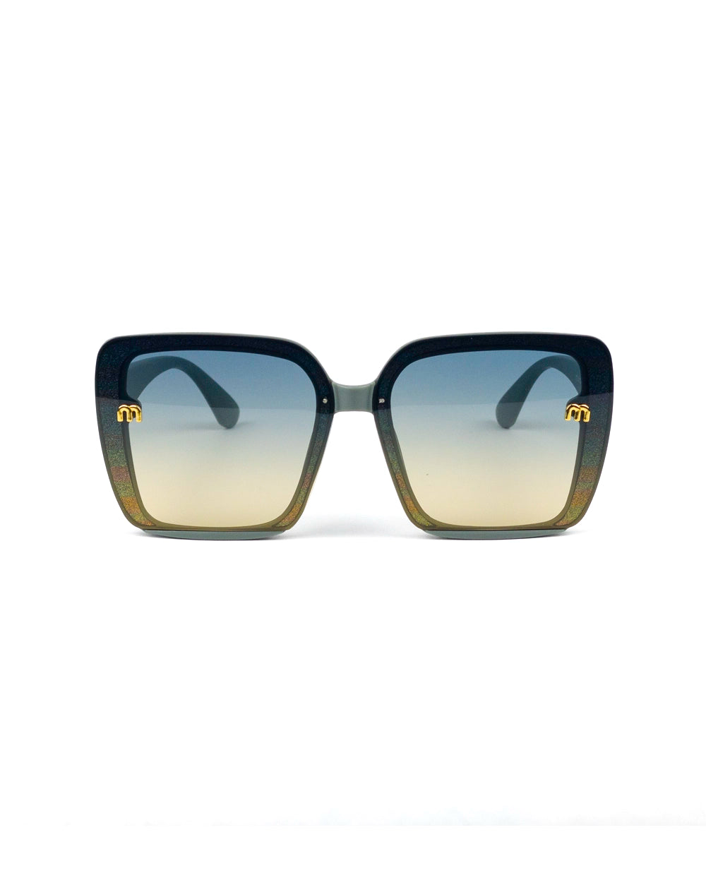 Glitter Square Fashion Sunglasses