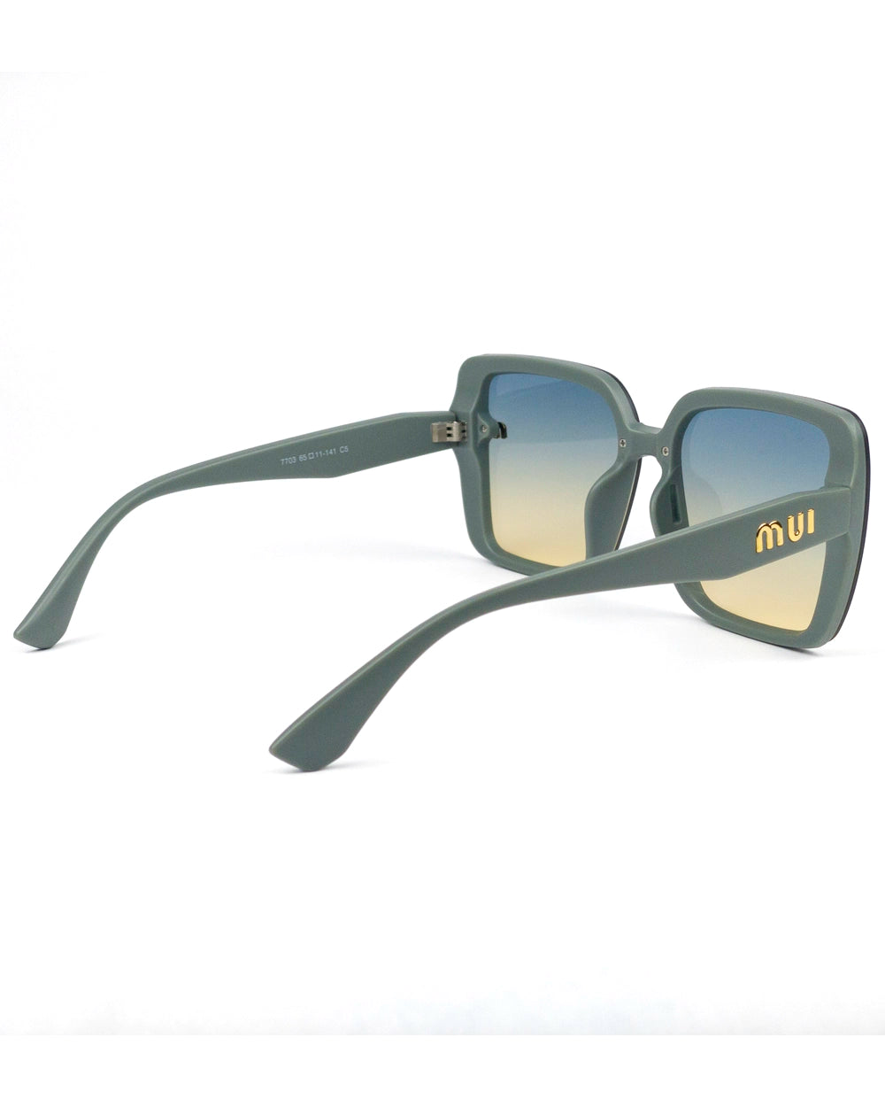 Glitter Square Fashion Sunglasses