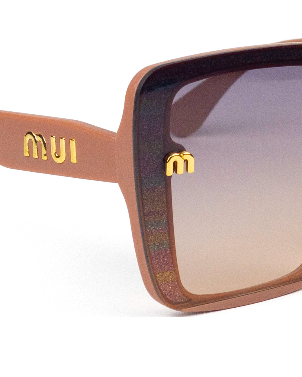 Glitter Square Fashion Sunglasses
