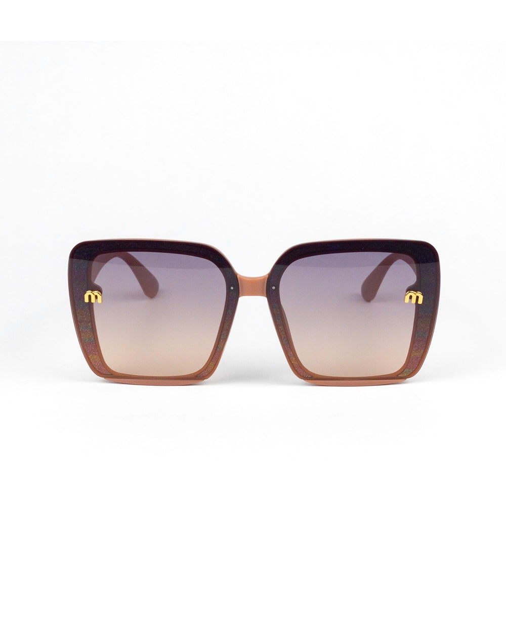 Glitter Square Fashion Sunglasses
