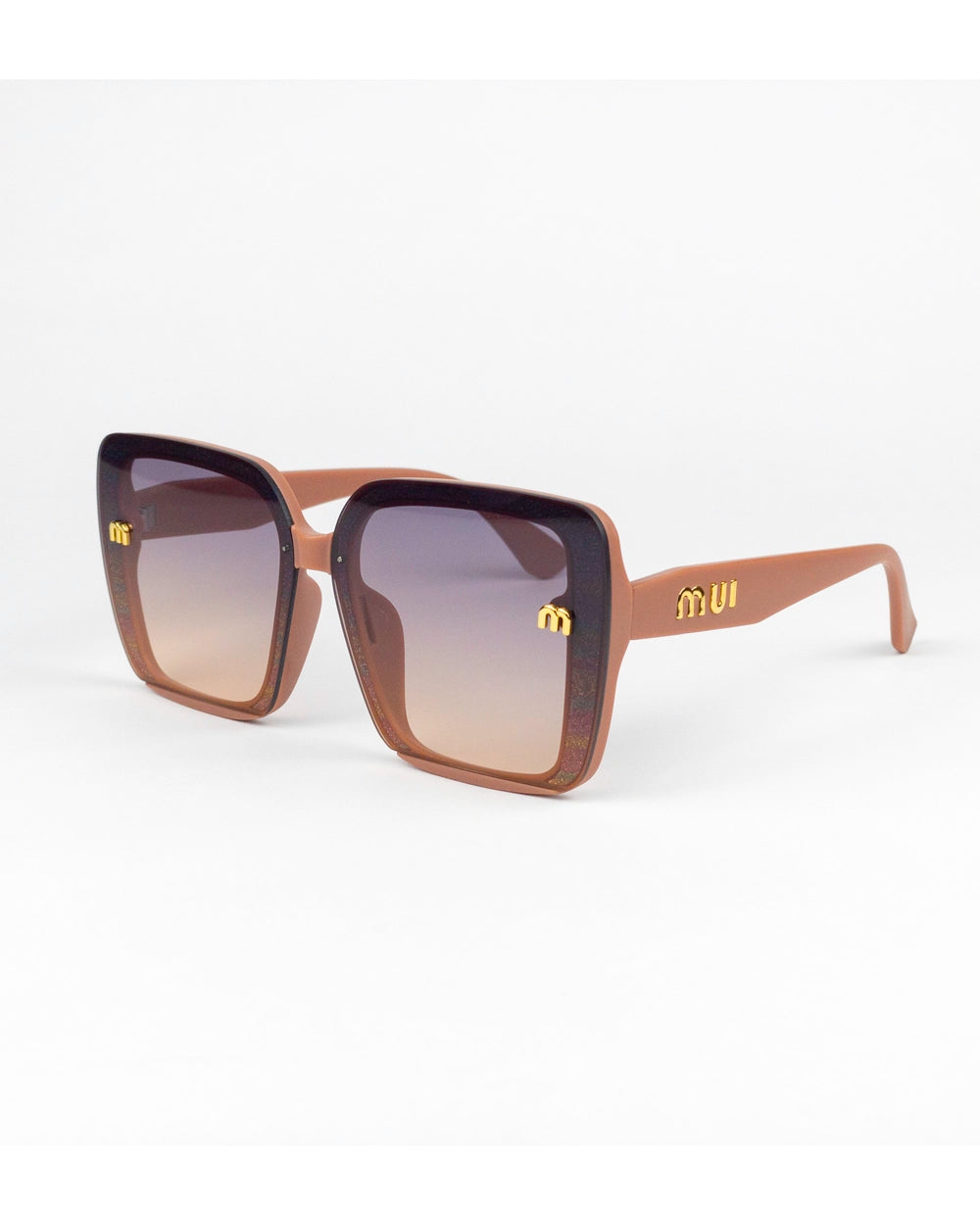 Glitter Square Fashion Sunglasses