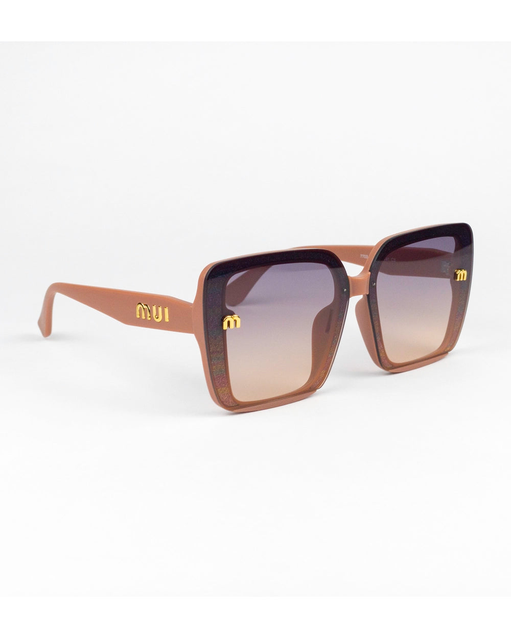 Glitter Square Fashion Sunglasses