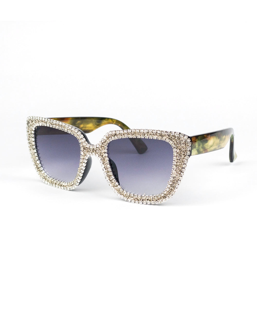 Sparkling Rhinestone Cat Eye Fashion Sunglasses