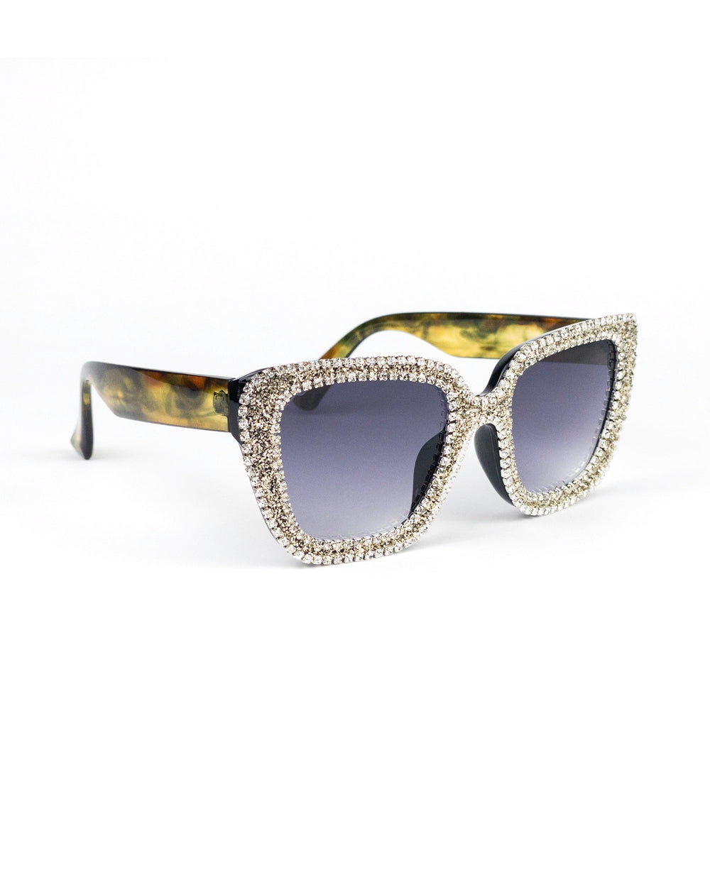 Sparkling Rhinestone Cat Eye Fashion Sunglasses