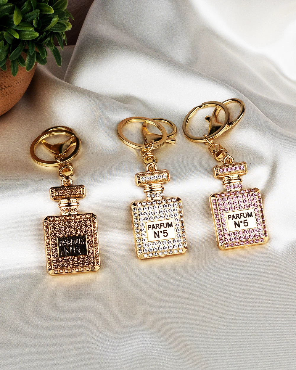 Aesthetic Perfume Bottle Keychain