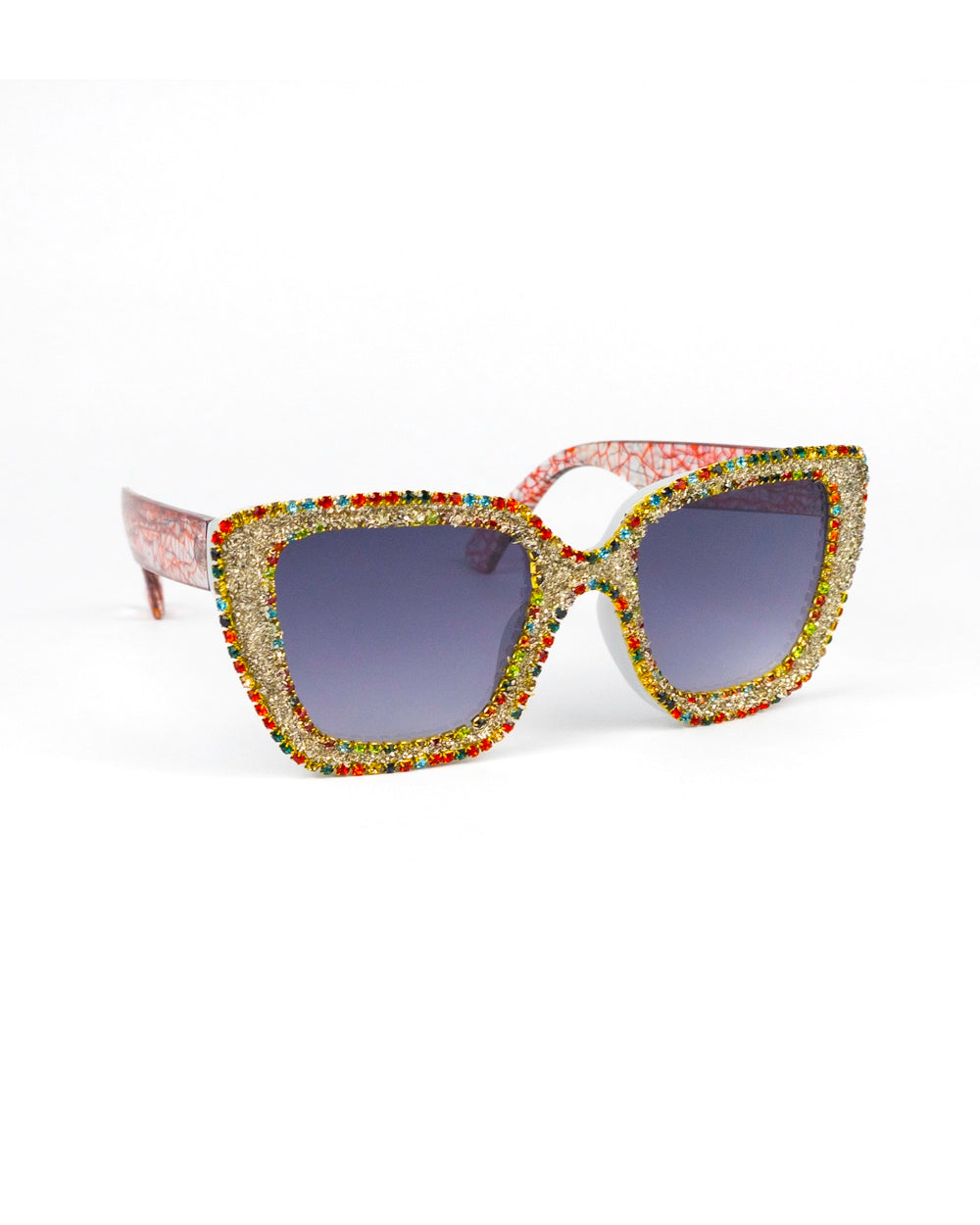 Sparkling Rhinestone Cat Eye Fashion Sunglasses