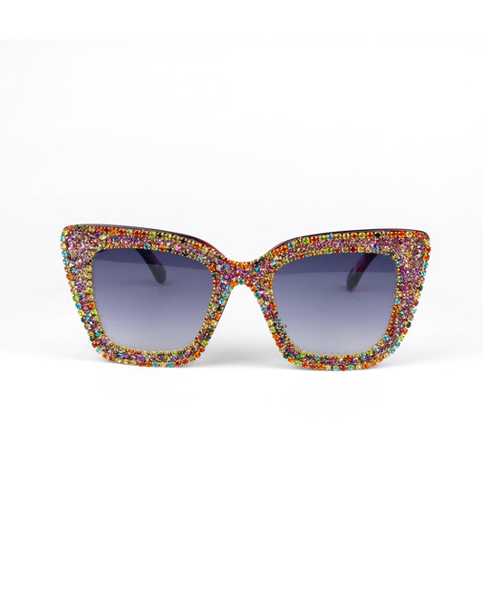 Rhinestone Cat Eye Fashion Sunglasses