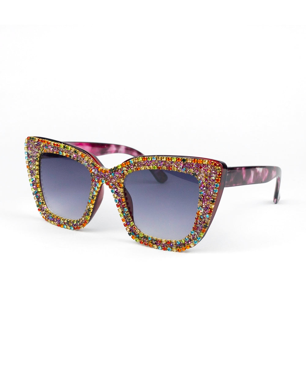 Rhinestone Cat Eye Fashion Sunglasses