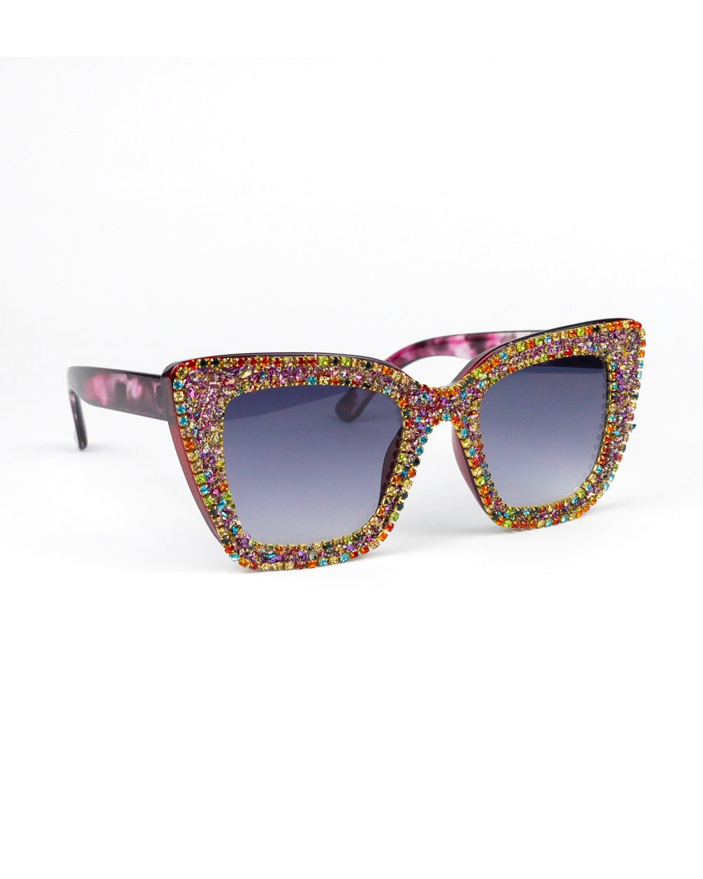 Rhinestone Cat Eye Fashion Sunglasses