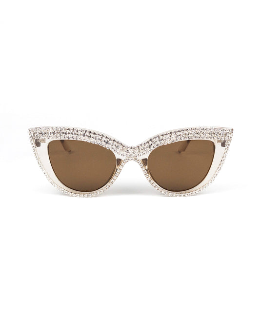 Sparkling Rhinestone Luxury Cat Eye Fashion Sunglasses